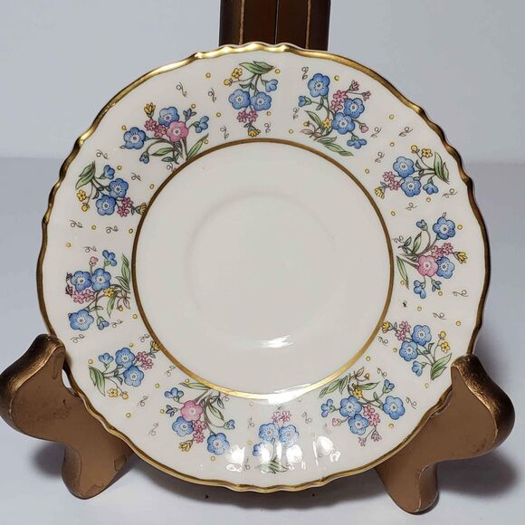 Syracuse China Demitasse Teacup and Saucer Forget Me Not - Picture 4 of 8